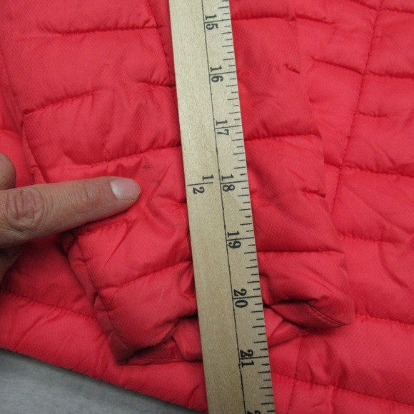 Spyder Jacket Youth Large Fuchsia‎ Edyn Hoody Insulated Snow Zip Quilted Puffer - Picture 15 of 16